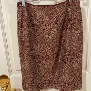 Printed Banana Republic Skirt